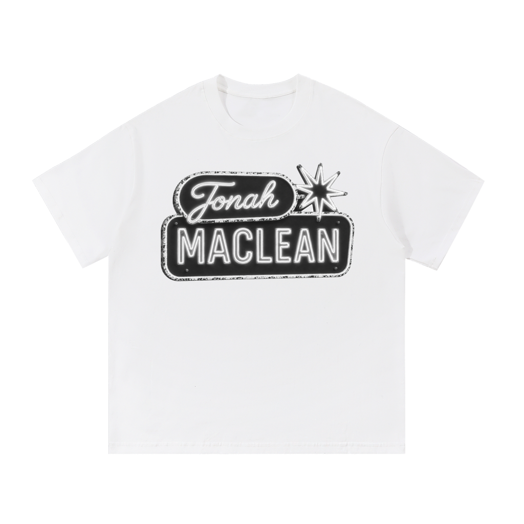 White Neon Logo